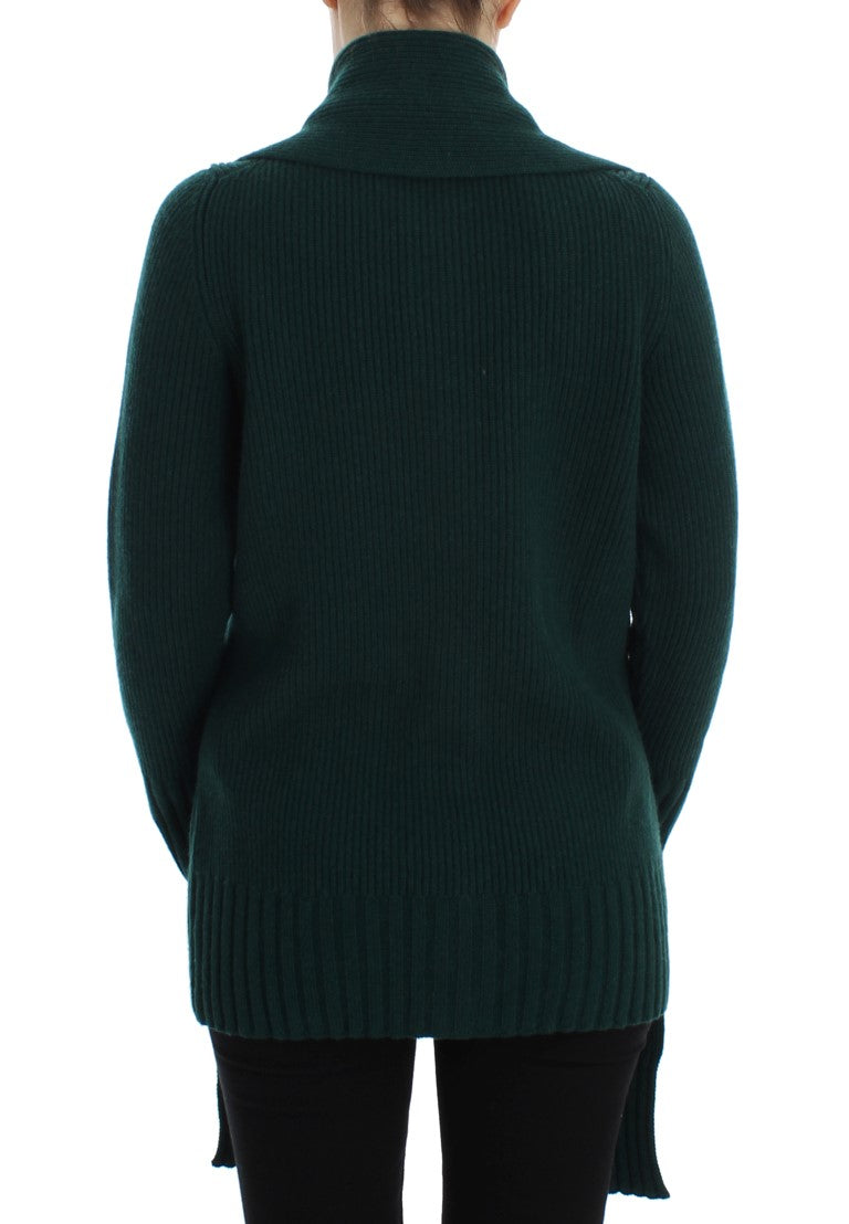 Dolce & Gabbana Green Knitted Cashmere Women's Cardigan