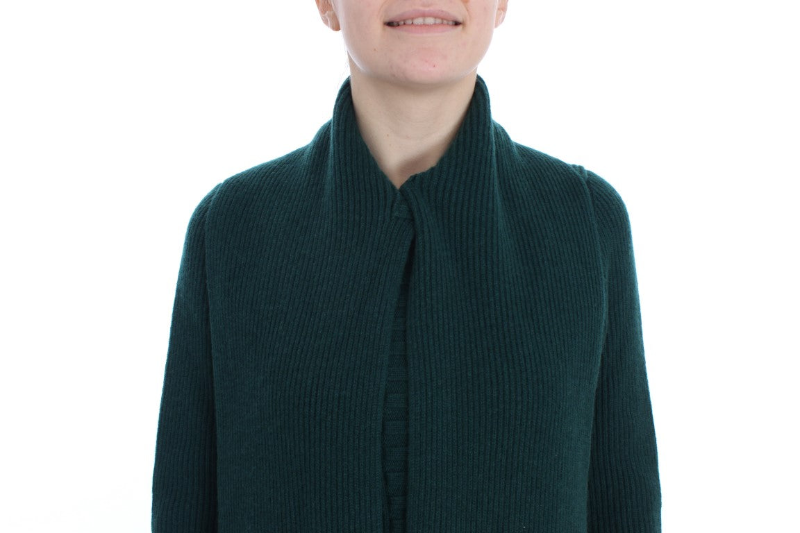 Dolce & Gabbana Green Knitted Cashmere Women's Cardigan