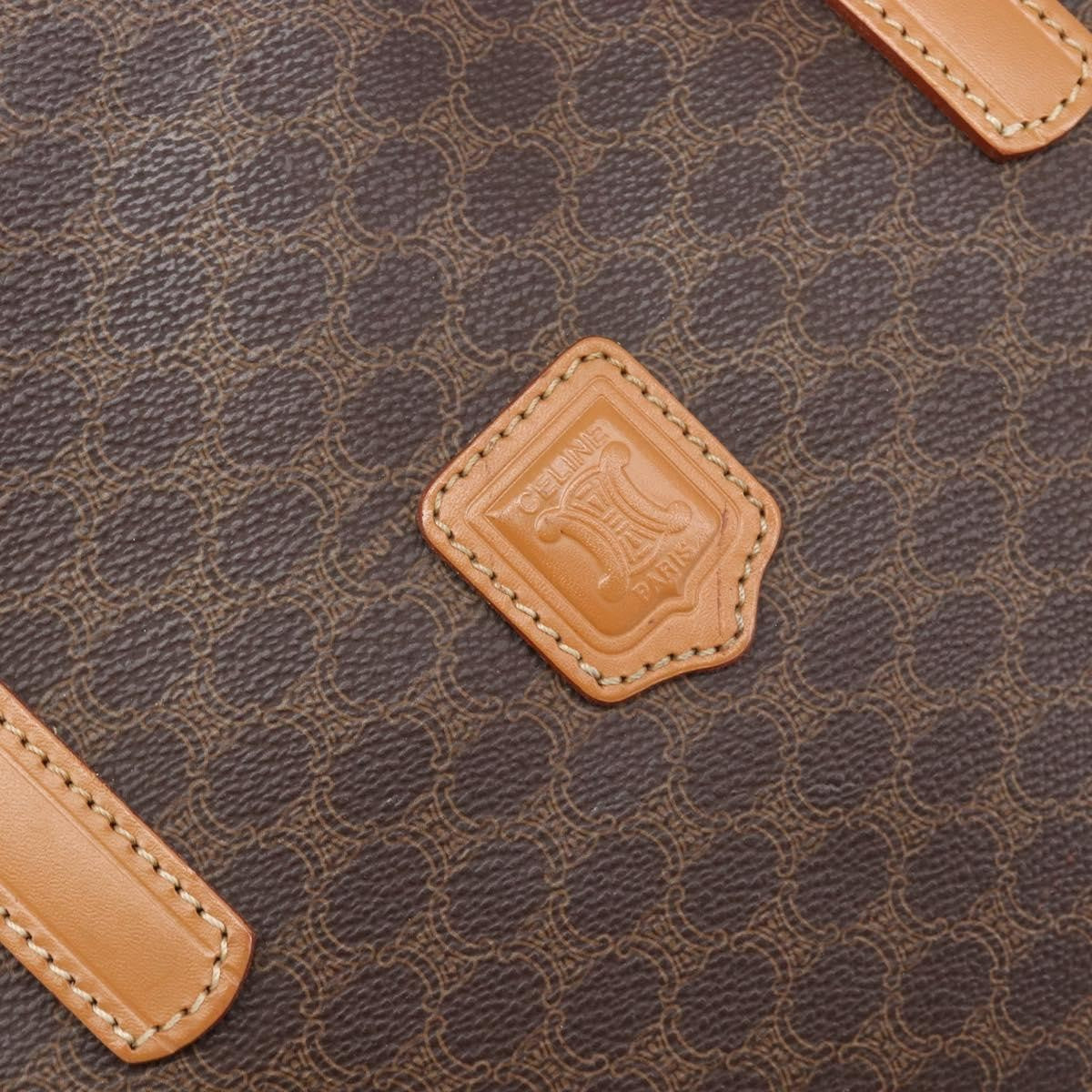 Celine Macadam Canvas And Leather Brown Canvas Tote Bag Bag (Pre-Owned)