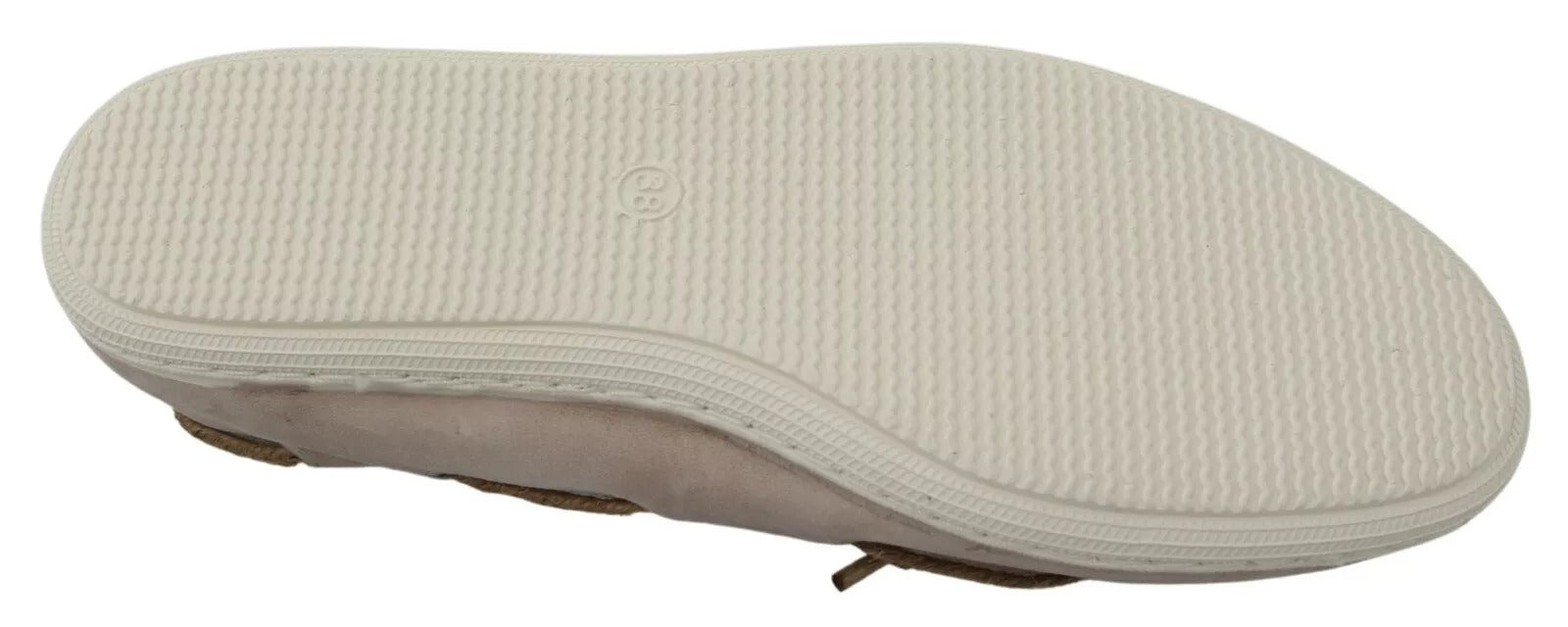 Pantofola D'Oro Beige Suede Lace Bow Loafers Ballet Flat Women's Shoes (Pre-Owned)