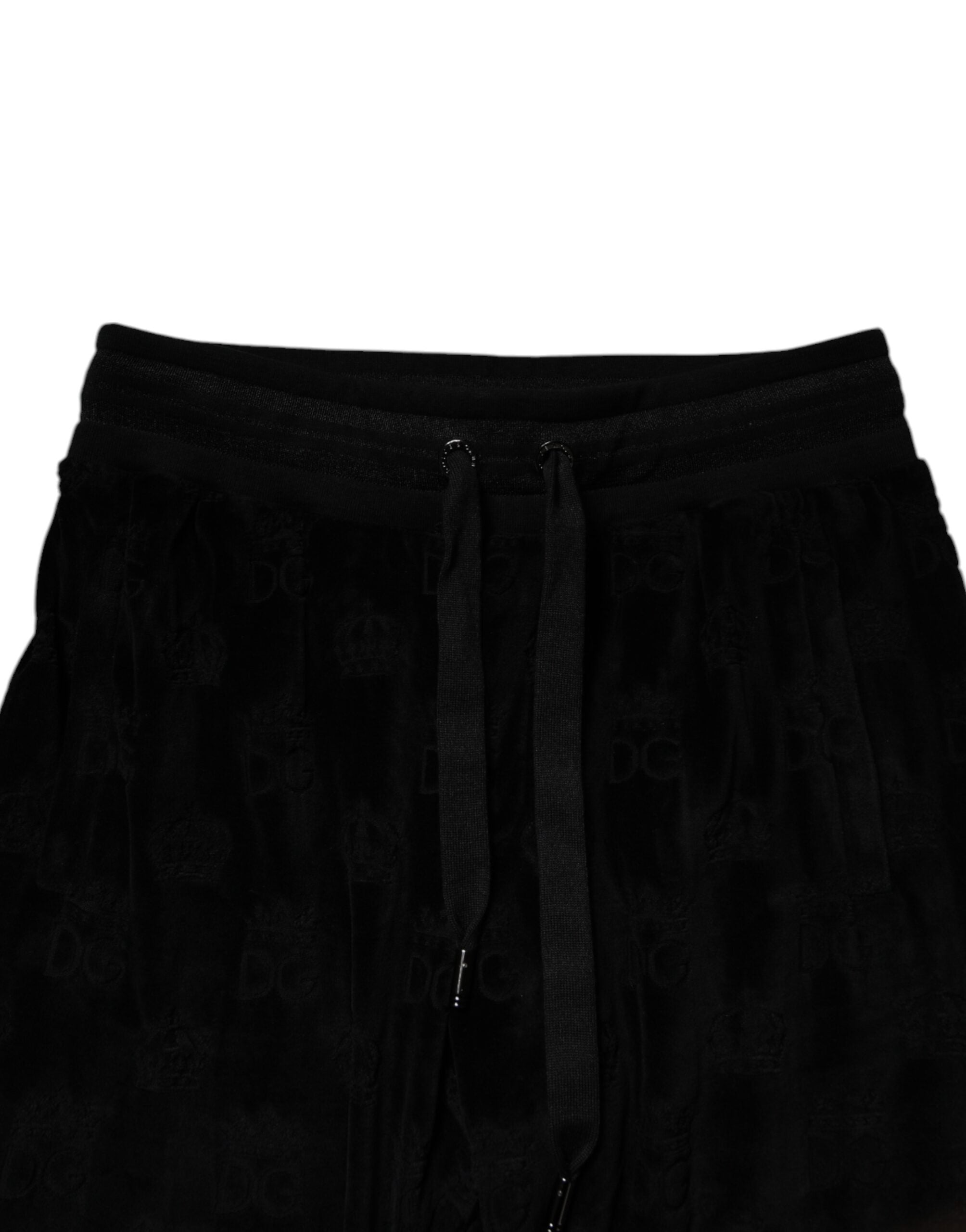 Dolce & Gabbana Black Cotton Jogger Men SweatMen's Men's Pants
