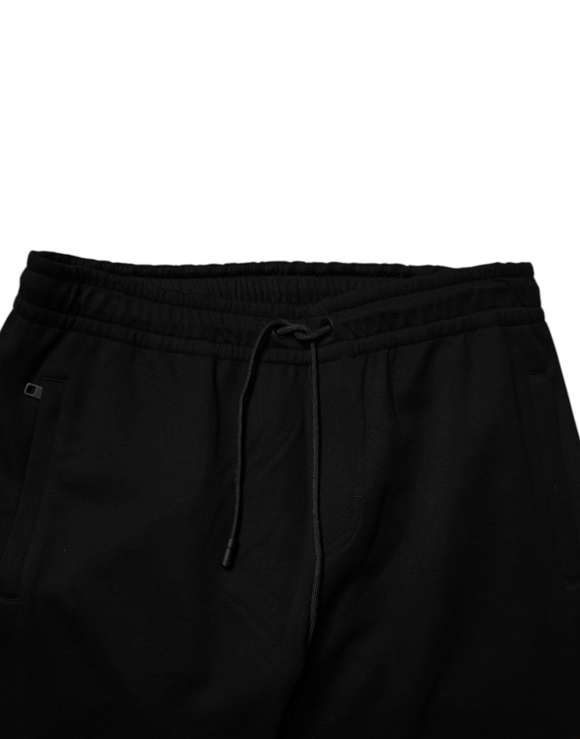Dolce & Gabbana Black Cotton Blend Jogger SweatMen's Men's Pants