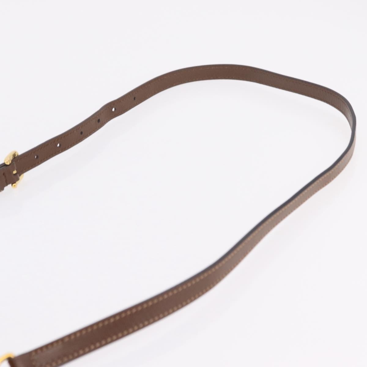 Gucci Horsebit 1955 Top Handle Gg Coated Canvas With Leather Beige Canvas Handbag (Pre-Owned)