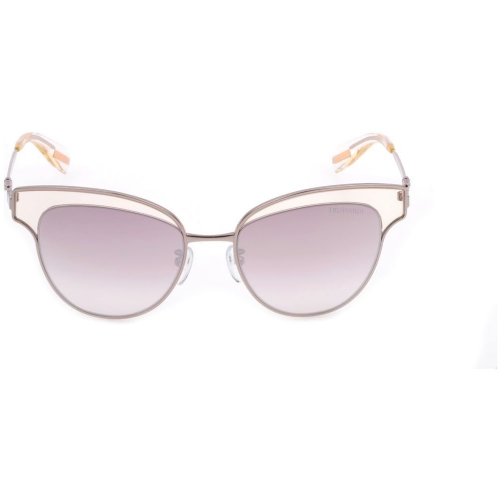 Trussardi Silver Metal Women's Sunglasses