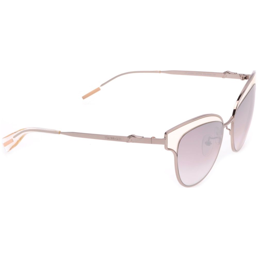 Trussardi Silver Metal Women's Sunglasses