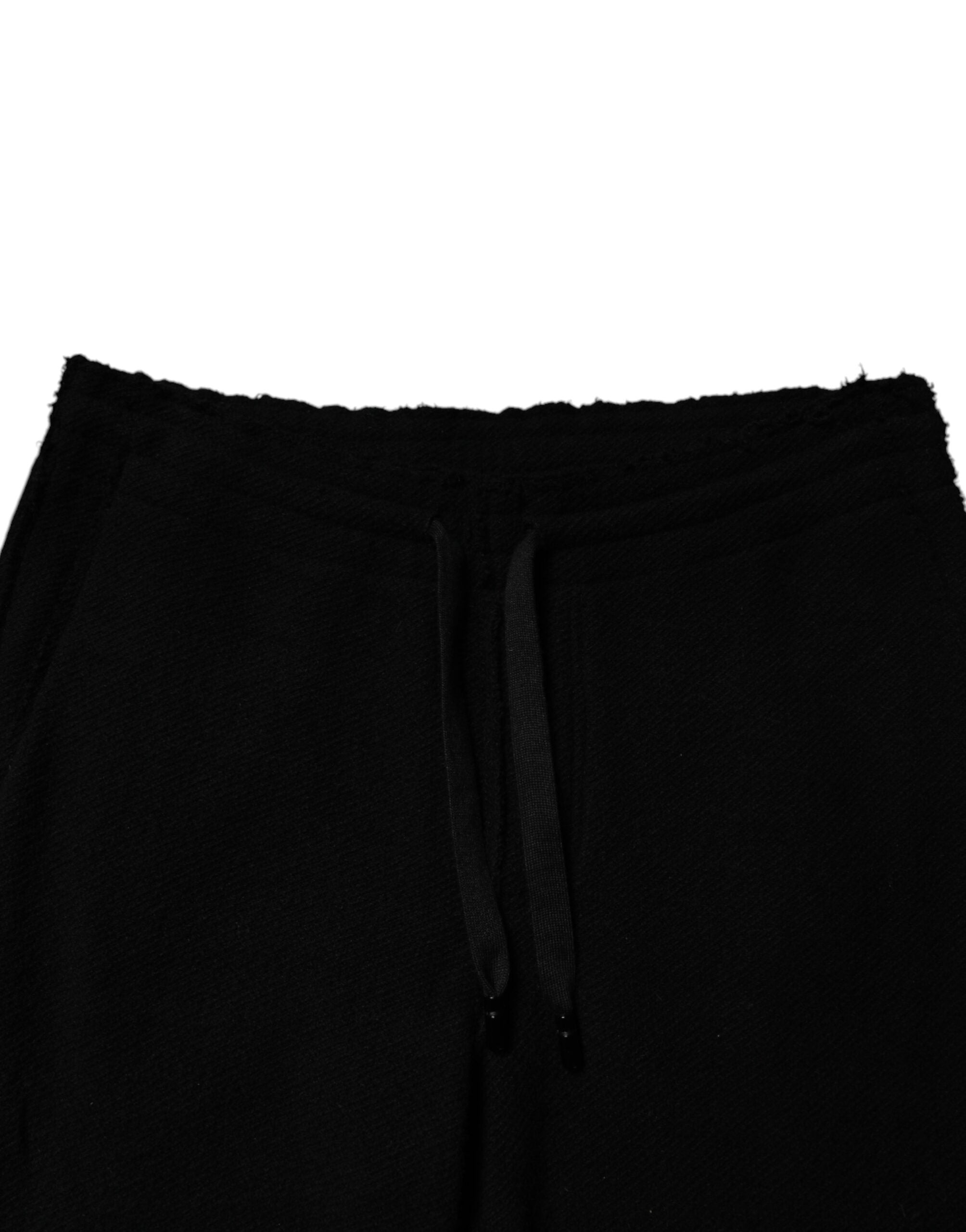 Dolce & Gabbana Black Cashmere Jogger Men SweatMen's Men's Pants