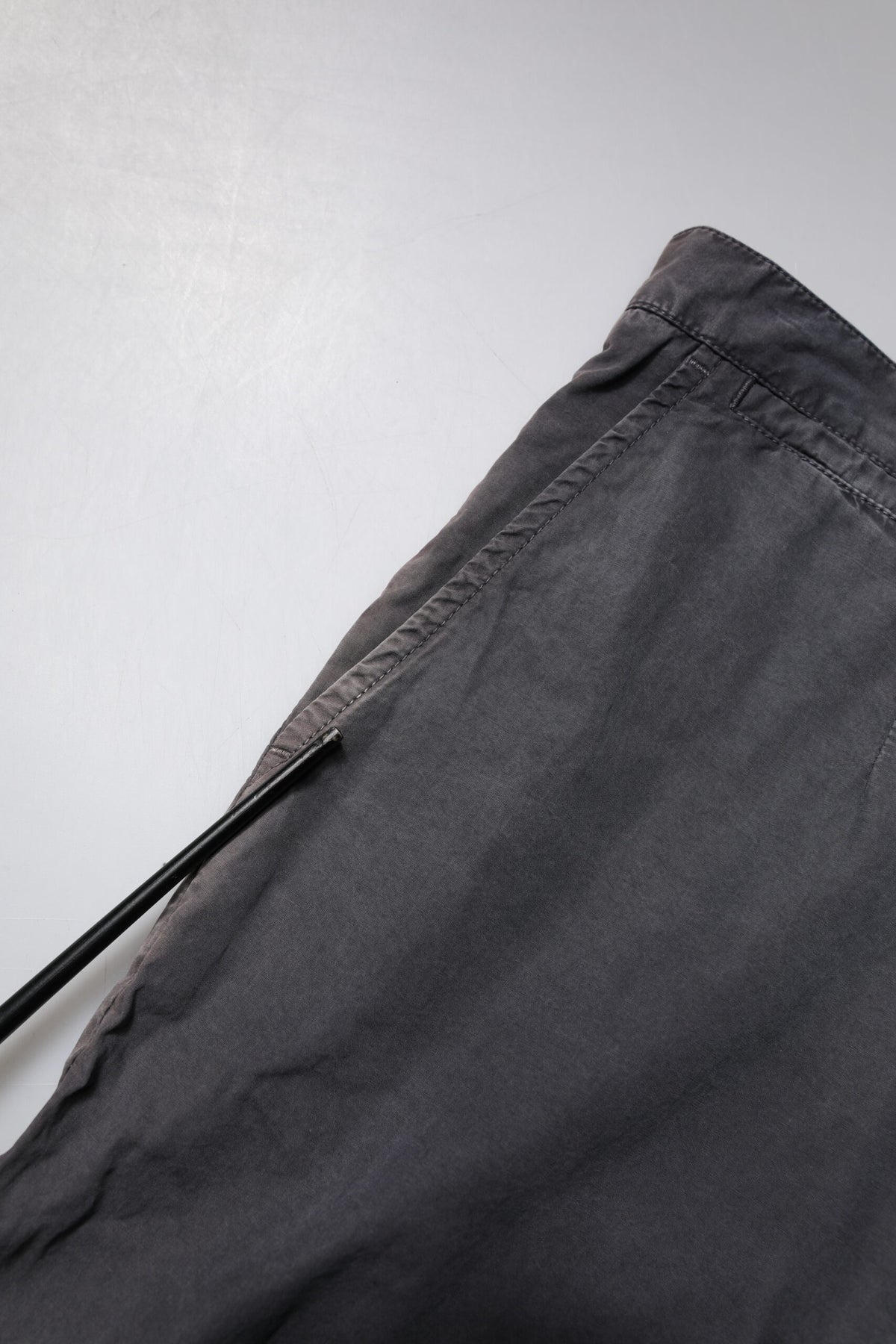 Dolce & Gabbana Dark Gray Cotton Mid Waist Men Bermuda Men's Shorts (Pre-Owned)