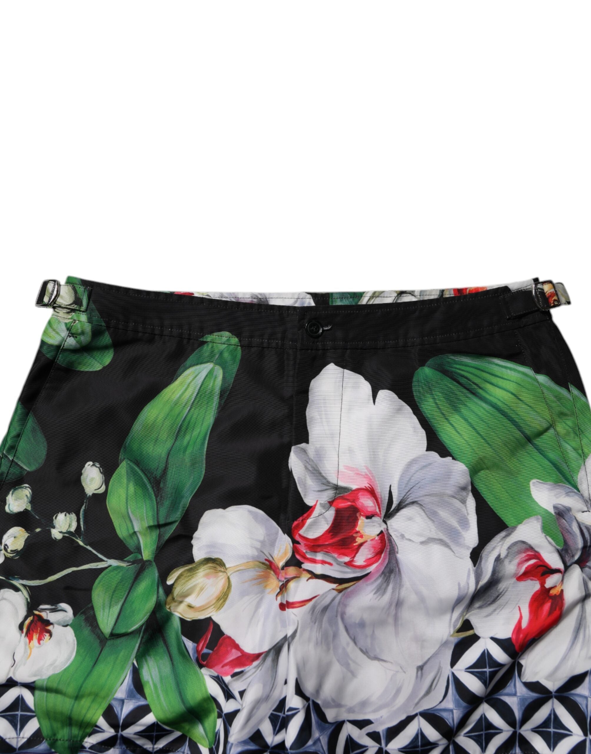 Dolce & Gabbana Multicolor Floral Polyester Men Bermuda Men's Shorts