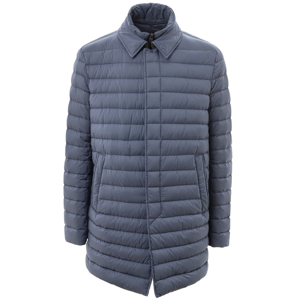 Herno Blue Polyester Men's Coat