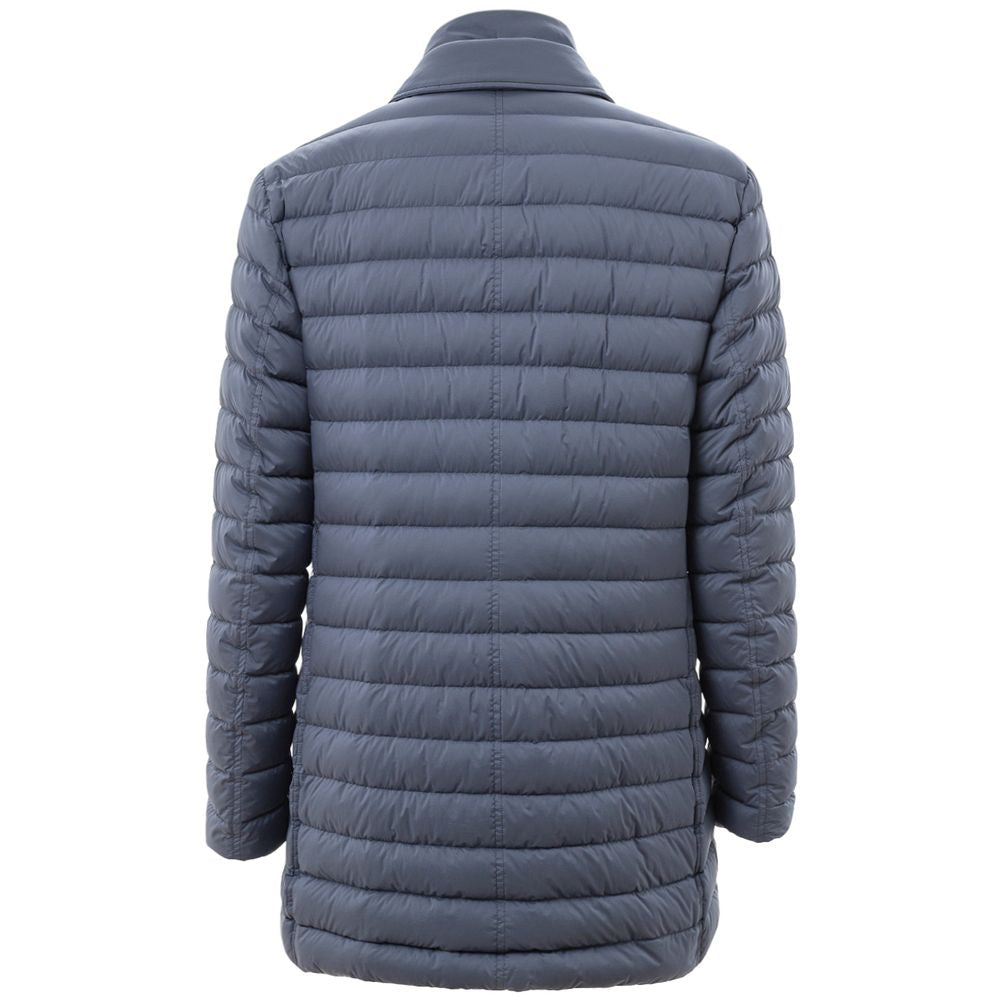 Herno Blue Polyester Men's Coat