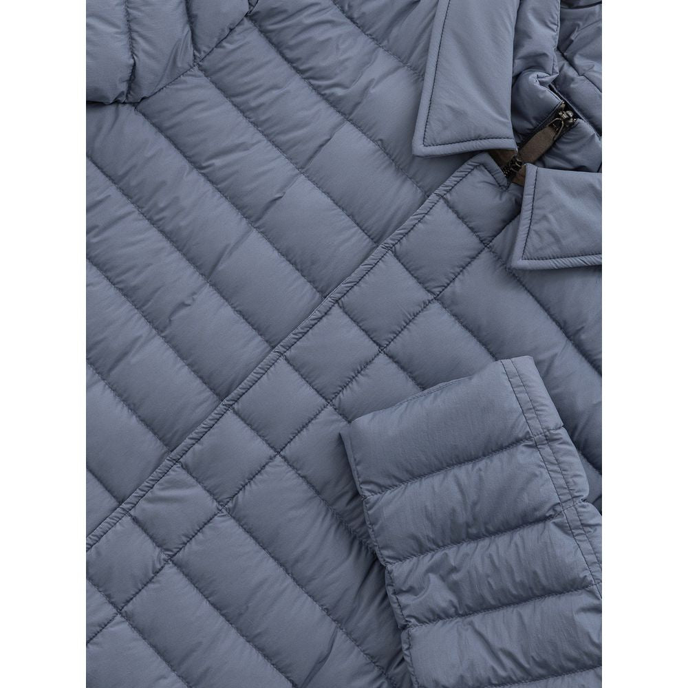 Herno Blue Polyester Men's Coat