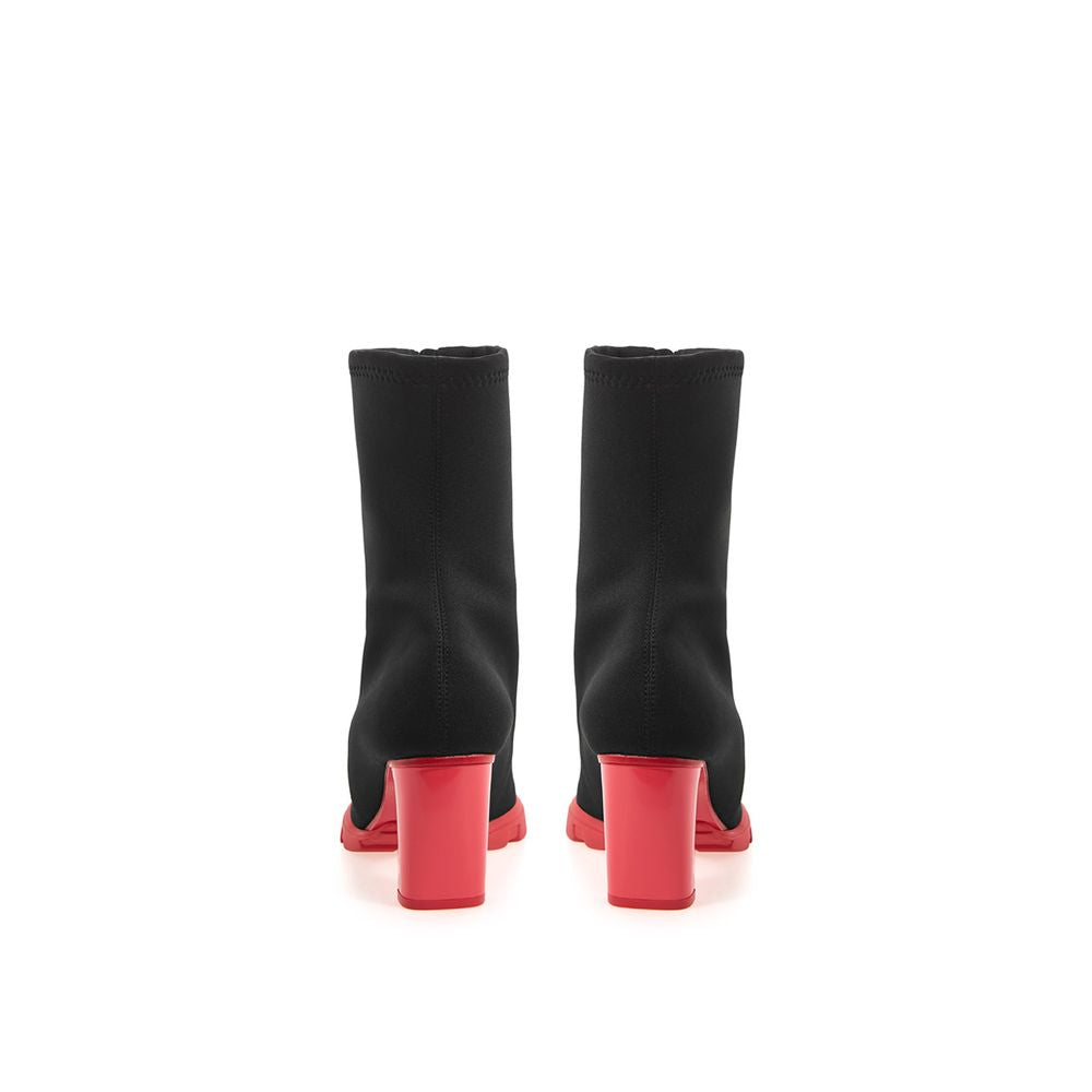 Alexander McQueen Black Neoprene Ankle Women's Boots