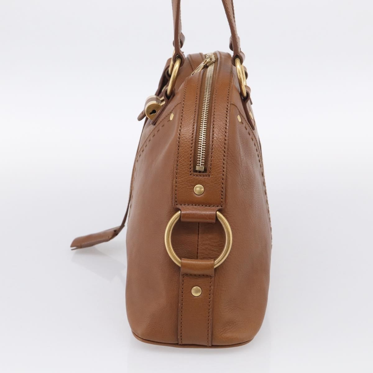 Saint Laurent Muse Leather Brown Leather Shoulder Bag Bag (Pre-Owned)