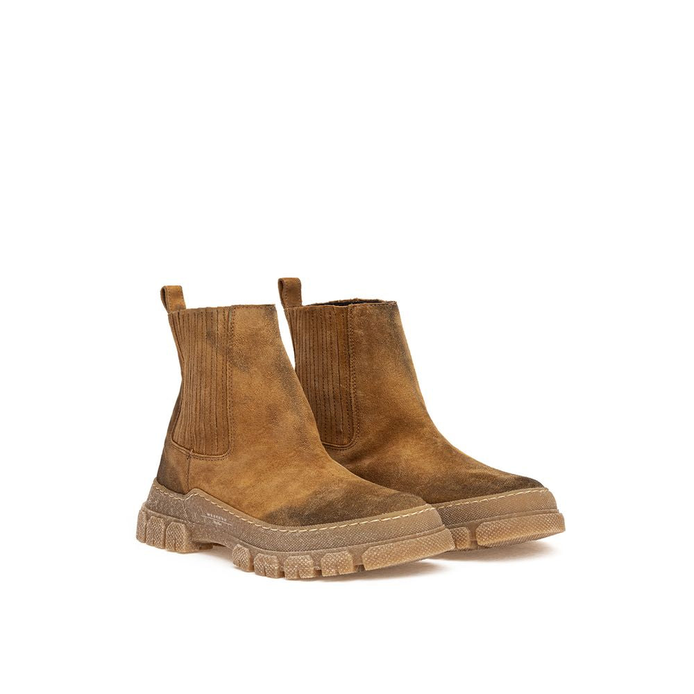 Max Mara Brown Suede Leather Women's Boot