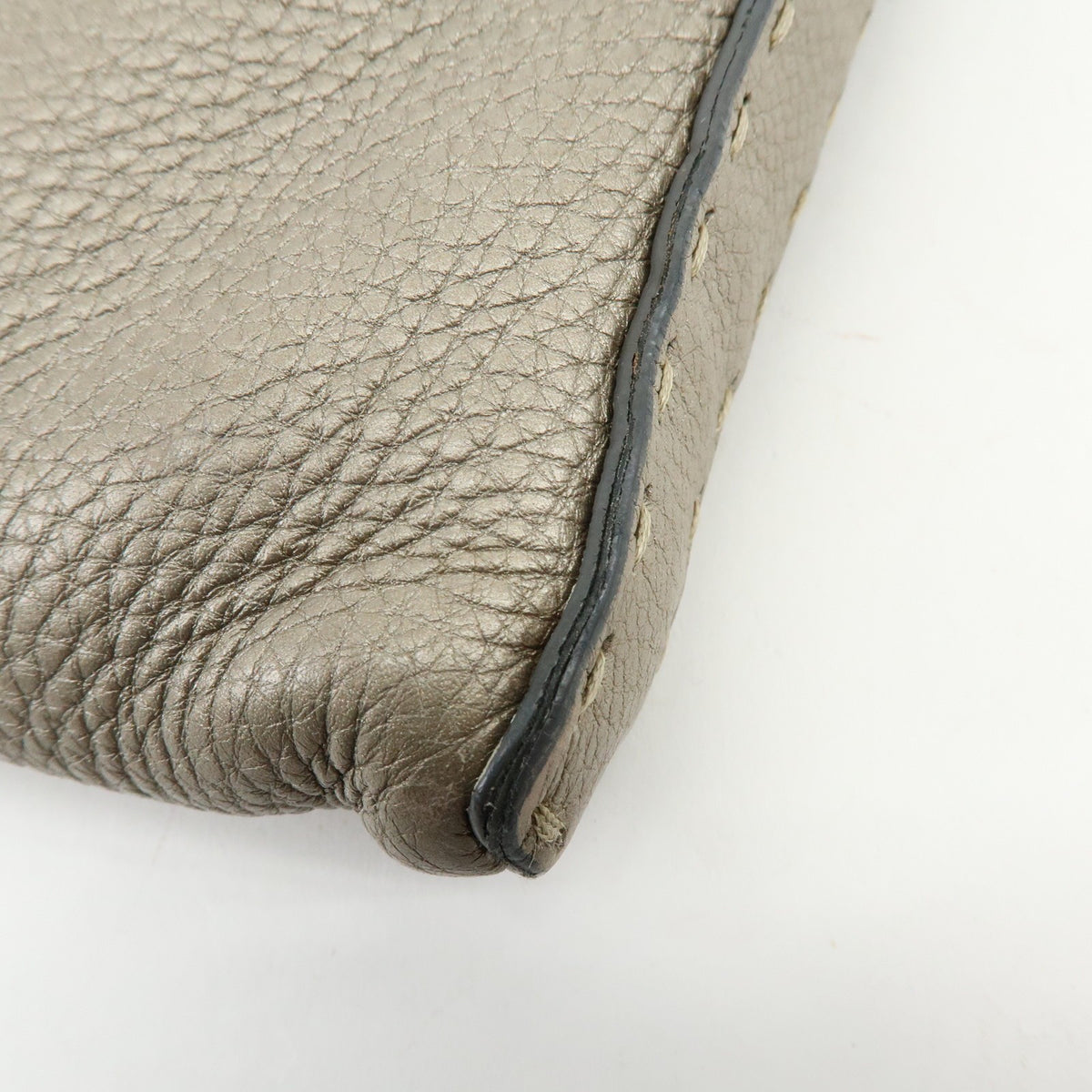 Fendi Selleria Leather Neutral Leather Crossbody Bag Bag (Pre-Owned)