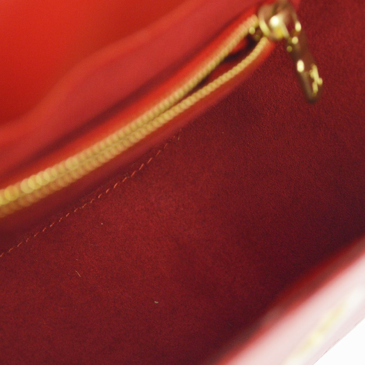 Louis Vuitton Buci Epi Leather Red Leather Handbag (Pre-Owned)