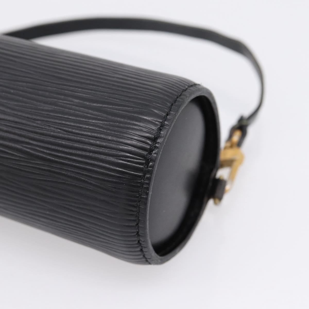 Louis Vuitton Soufflot Pochette Epi Leather Black Leather Clutche & Pouche Bag (Pre-Owned)