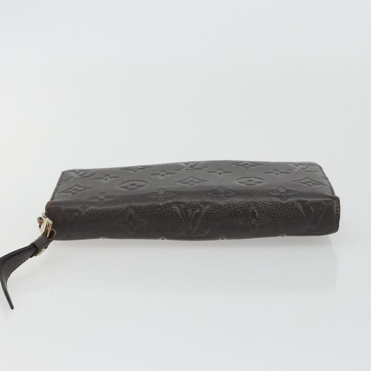 Louis Vuitton Zippy Wallet Nm Leather Empreinte Brown Leather Wallets Accessory (Pre-Owned)