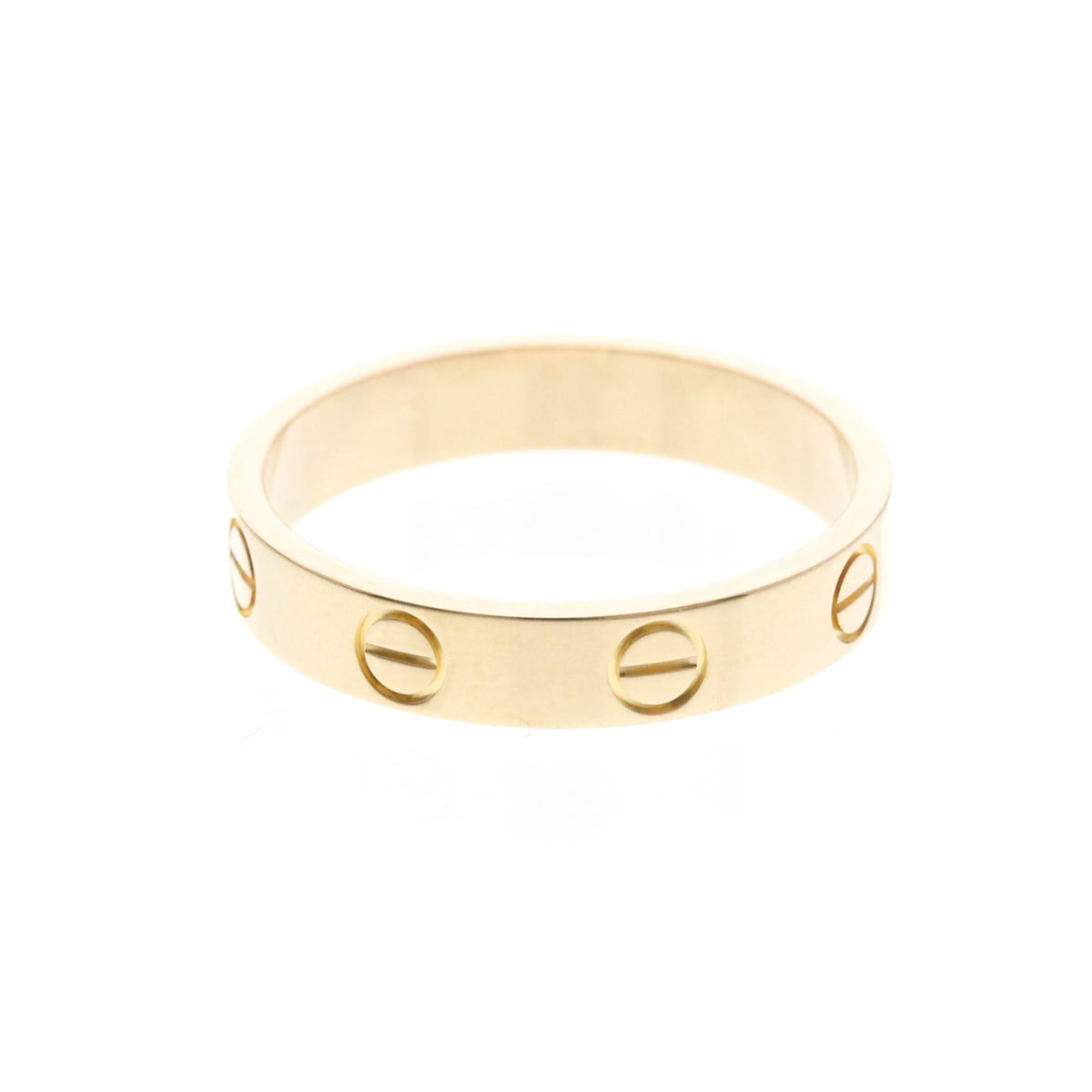 Cartier Love Wedding Band 18K Rose Gold Gold Pink_Gold Ring Jewelry (Pre-Owned)