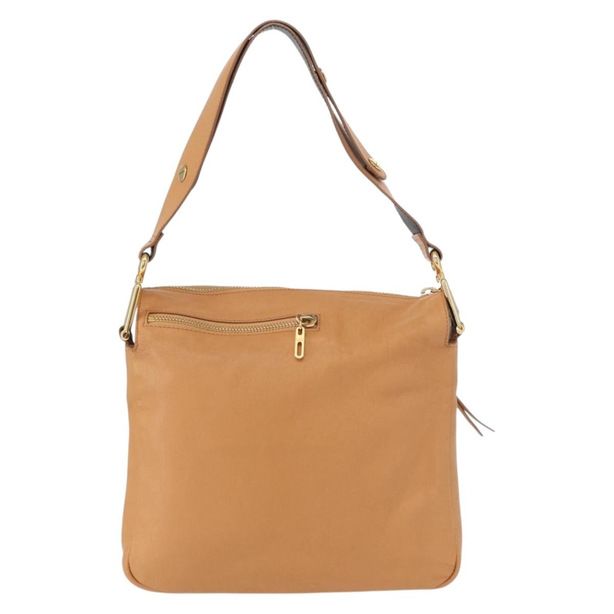 Chloe Vanessa Leather Brown Leather Shoulder Bag Bag (Pre-Owned)