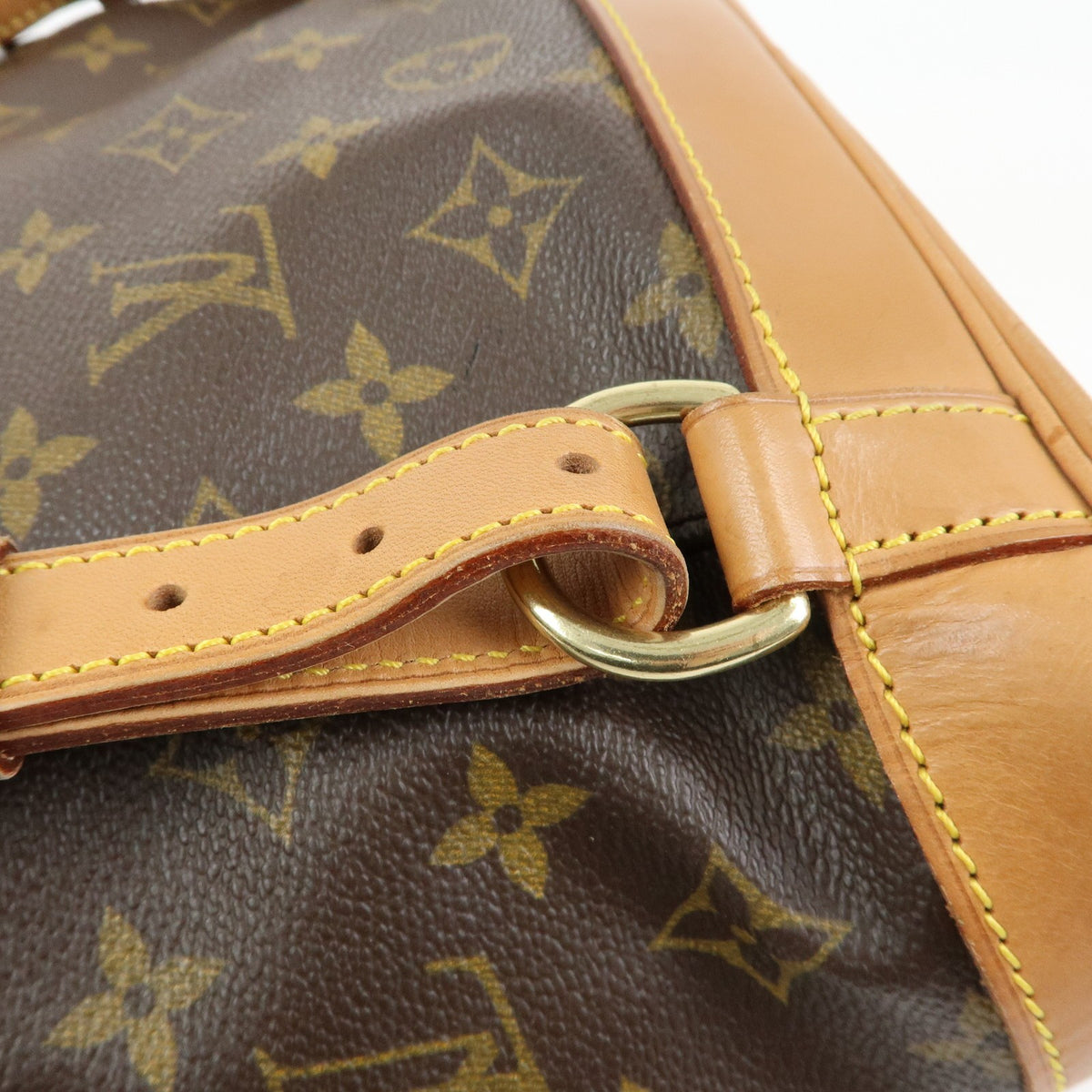 Louis Vuitton Vintage Montsouris Monogram Canvas Brown Canvas Backpack Bag (Pre-Owned)