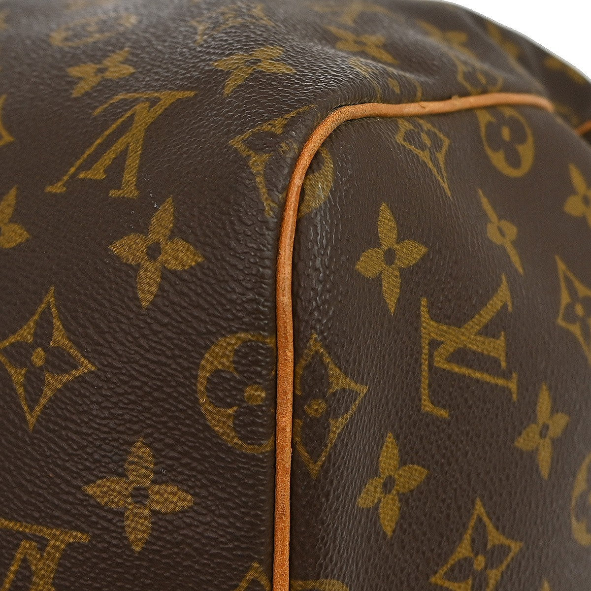Louis Vuitton Keepall Monogram Canvas Brown Canvas Travel Bag Bag (Pre-Owned)