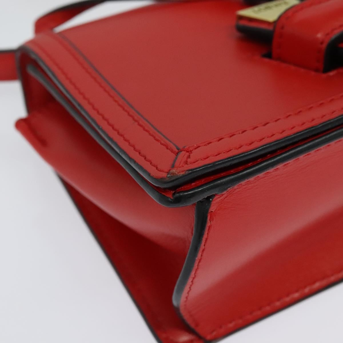 Loewe Barcelona Leather Red Leather Shoulder Bag Bag (Pre-Owned)