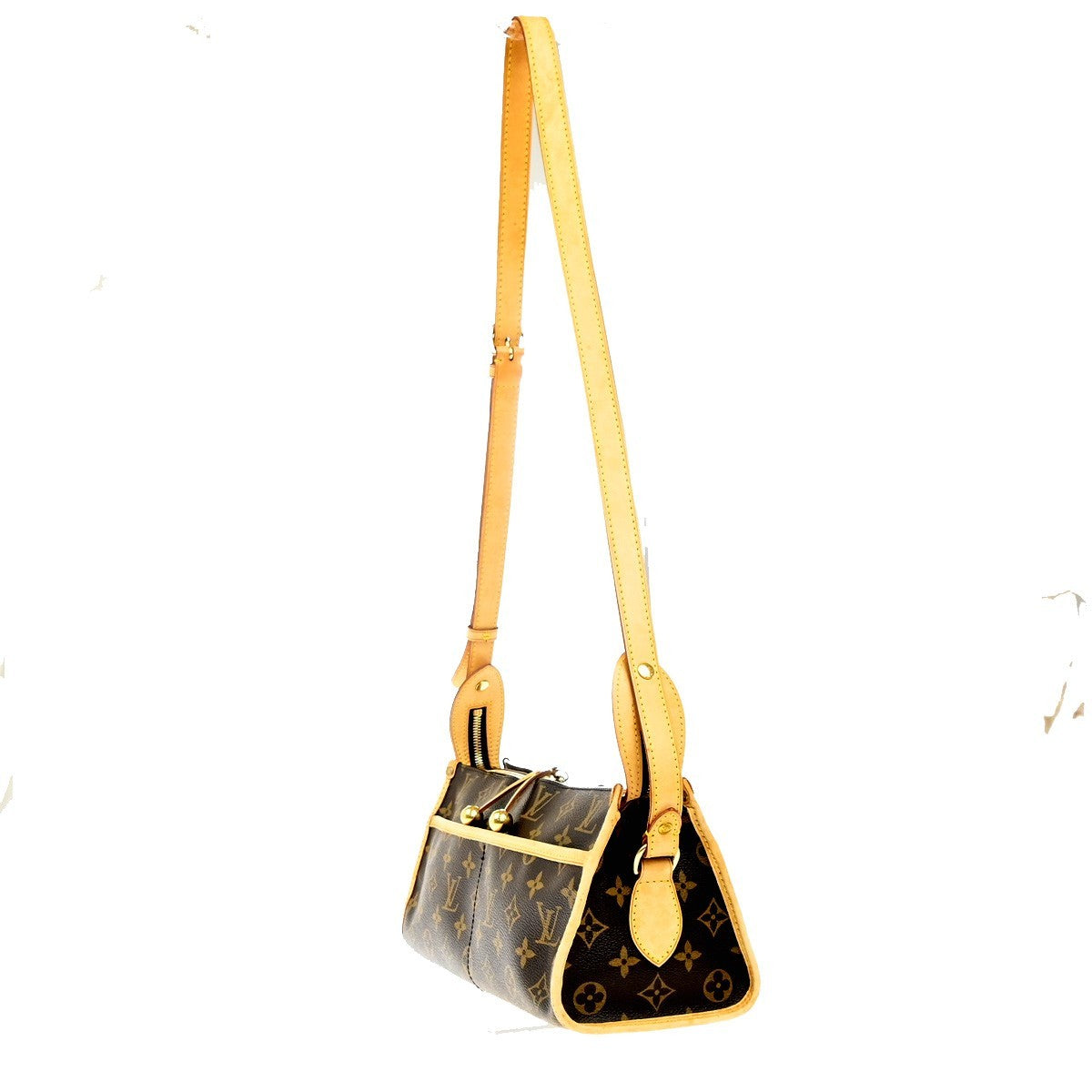Louis Vuitton Popincourt Monogram Canvas Brown Canvas Shoulder Bag Bag (Pre-Owned)