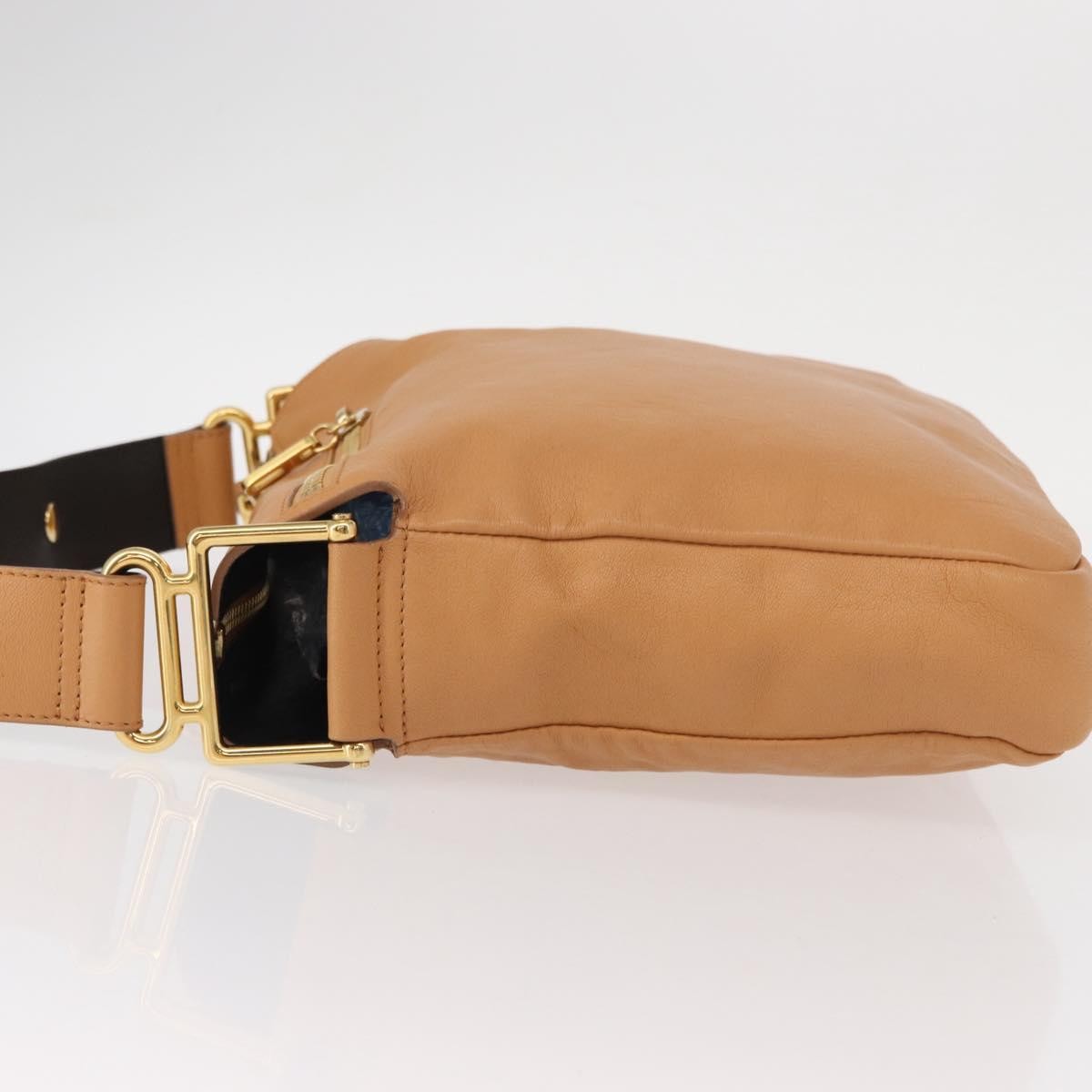 Chloe Vanessa Leather Brown Leather Shoulder Bag Bag (Pre-Owned)