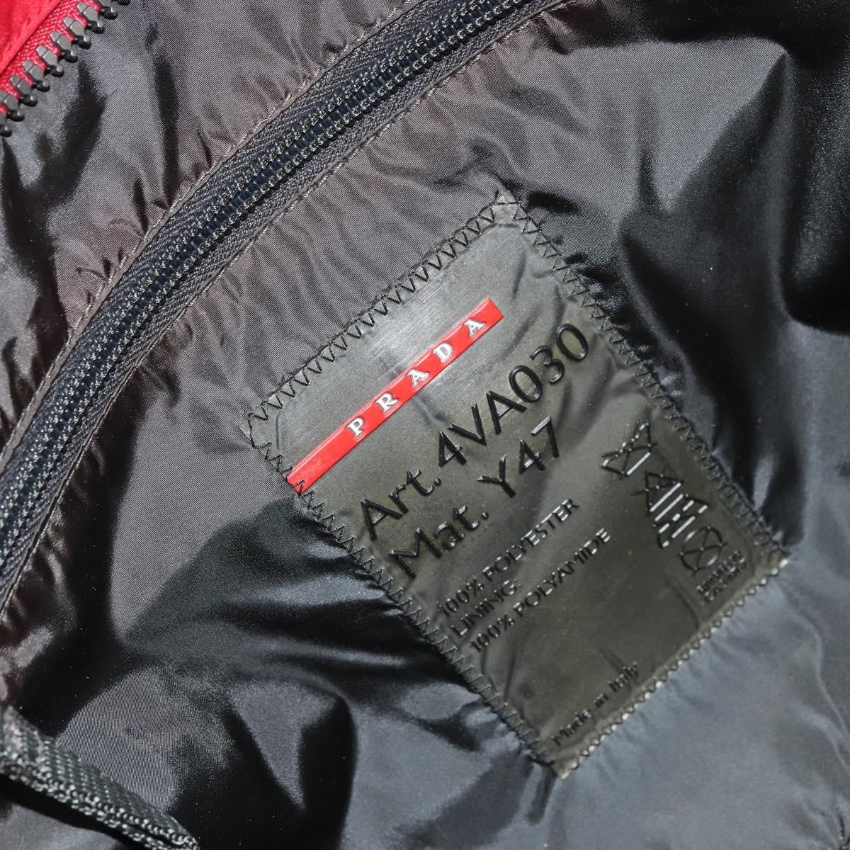 Prada Sport Nylon Red Nylon Tote Bag Bag (Pre-Owned)
