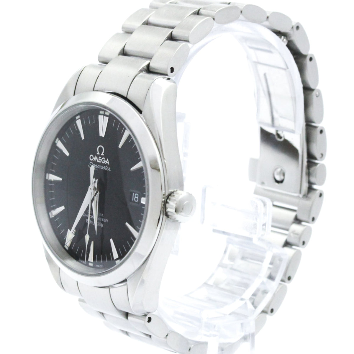 Omega Seamaster Aqua Terra 150M Co-Axial Chronometer Automatic Stainless Steel Watch (Pre-Owned)