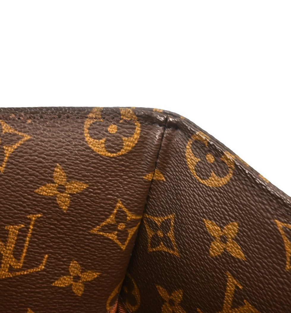 Louis Vuitton Shopping Sac Monogram Canvas Brown Canvas Tote Bag Bag (Pre-Owned)