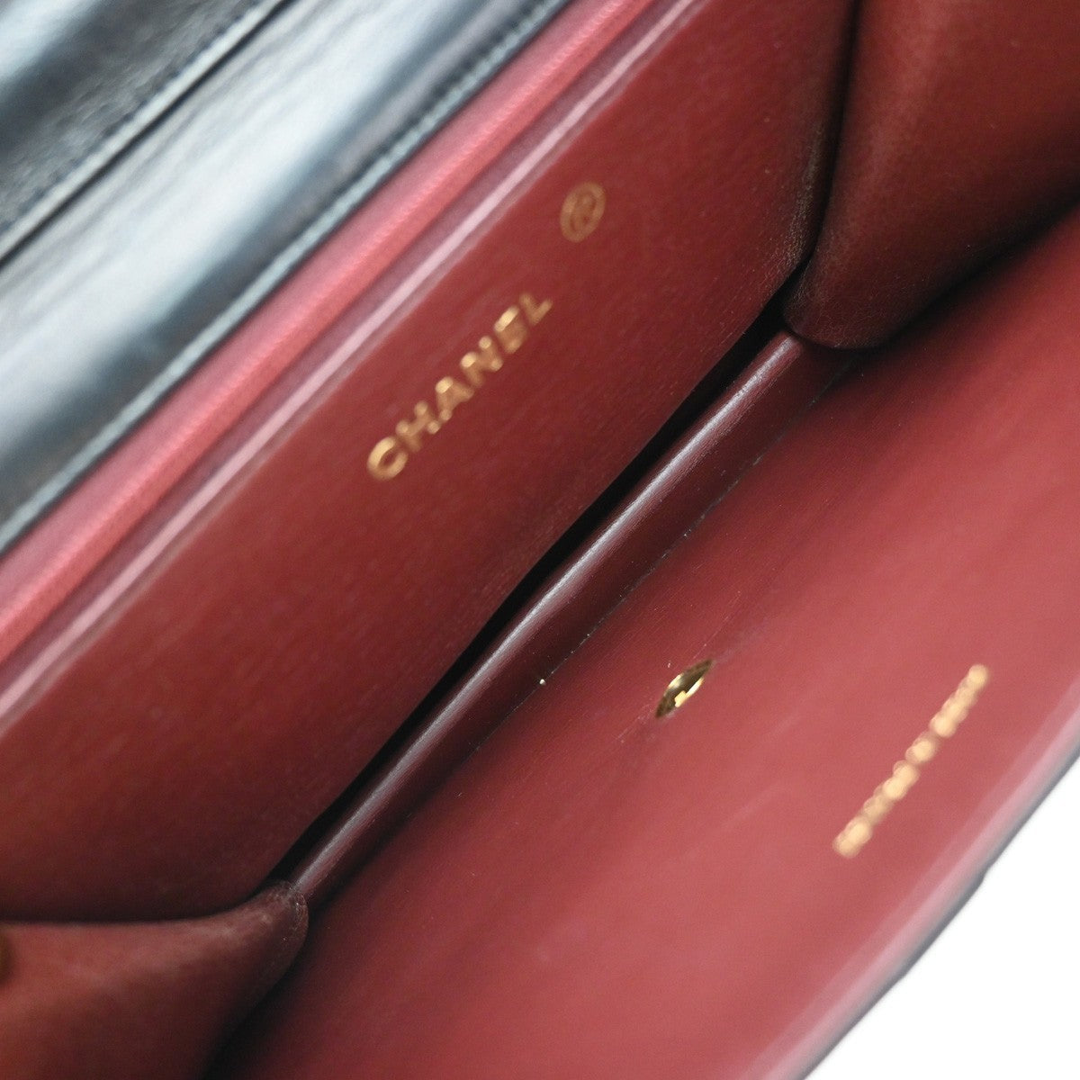 Chanel Vintage Clutch With Chain Quilted Leather Black Leather Clutche & Pouche Bag (Pre-Owned)
