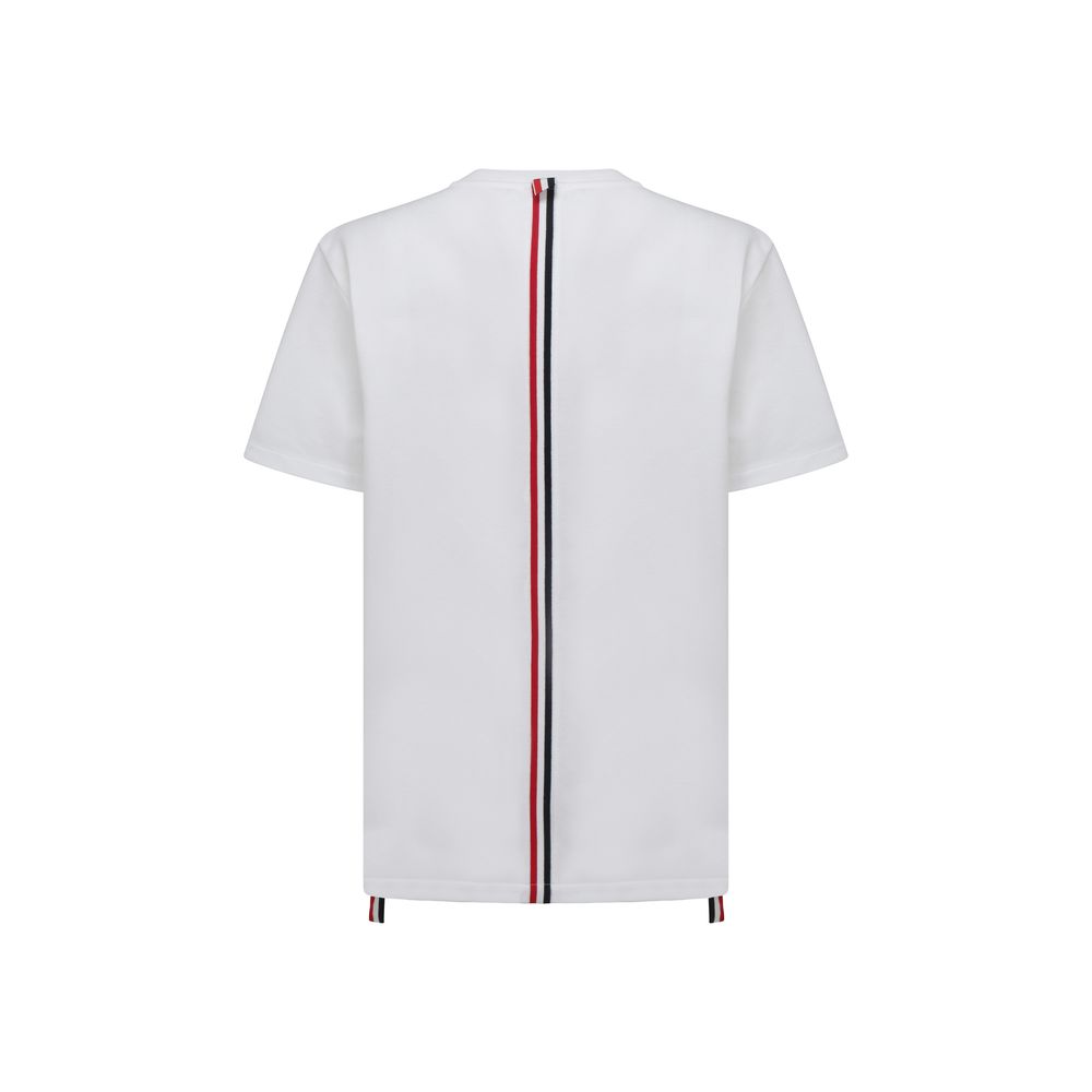 Thom Browne White Cotton Men's T-Shirt