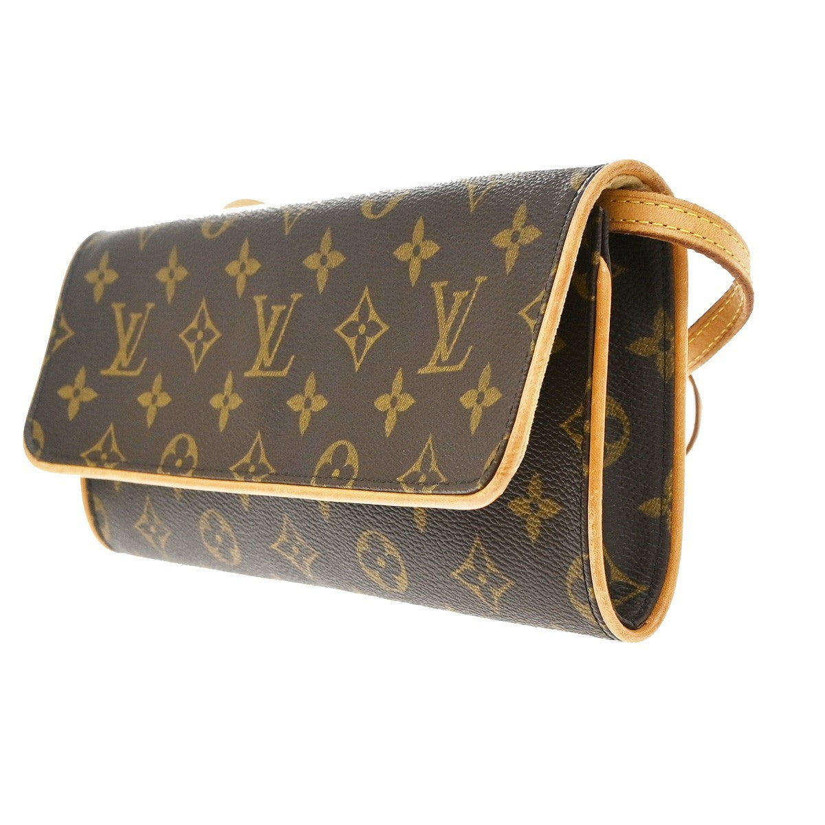 Louis Vuitton Twin Monogram Canvas Brown Canvas Handbag (Pre-Owned)