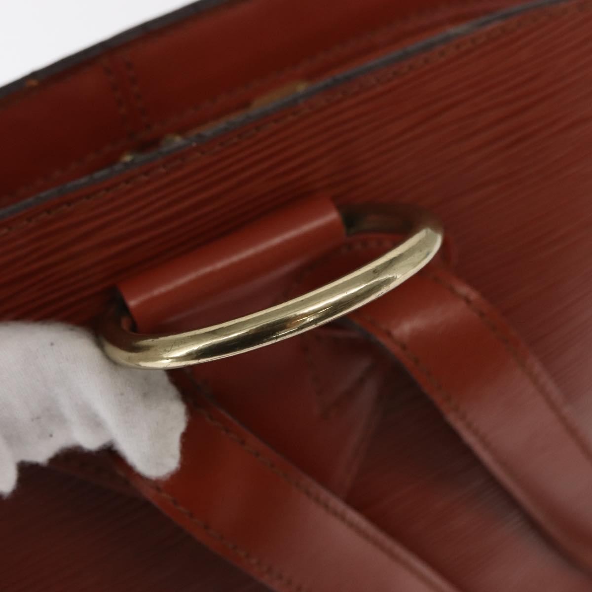 Louis Vuitton Gobelins Epi Leather Brown Leather Backpack Bag (Pre-Owned)