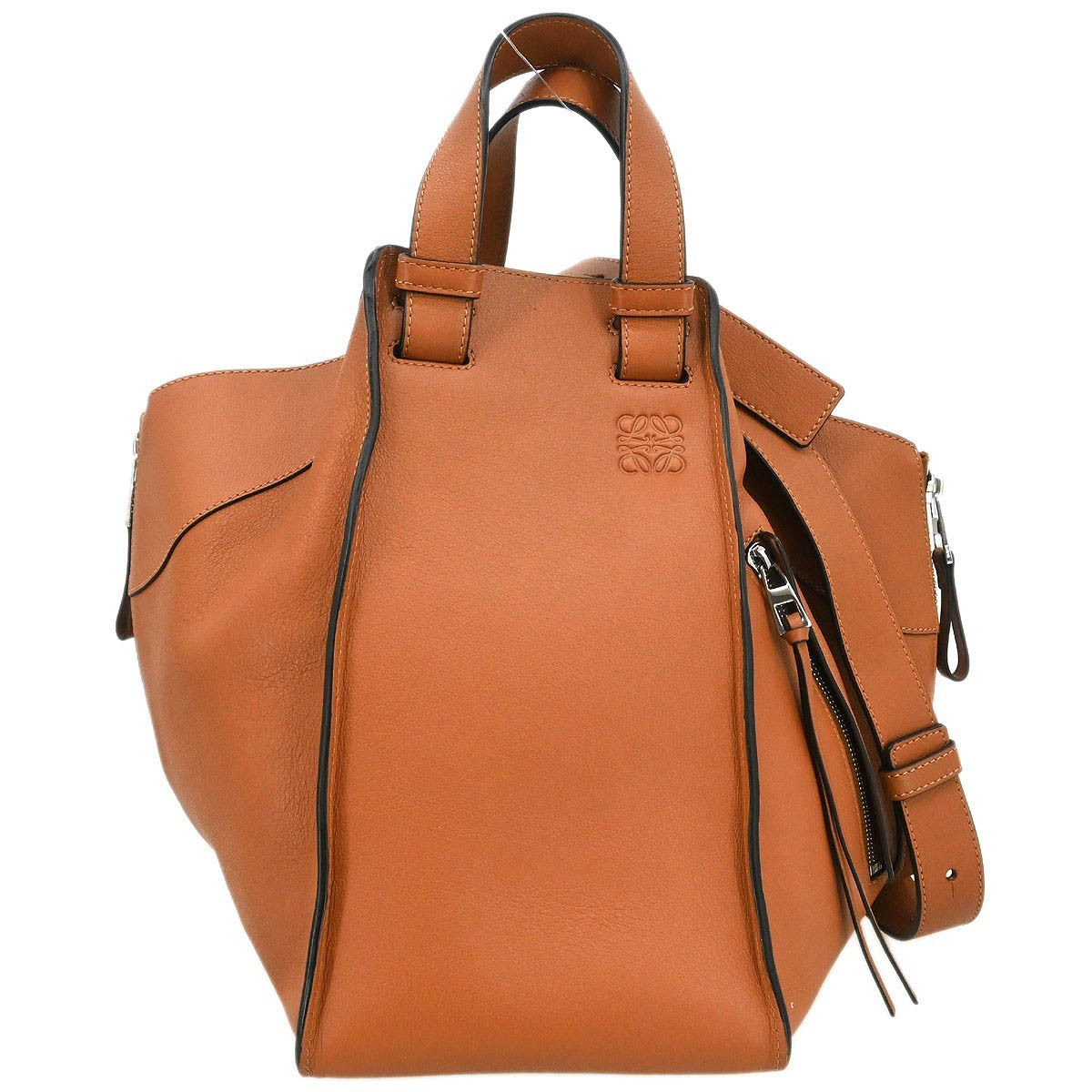 Loewe Hammock Leather Brown Leather Handbag (Pre-Owned)