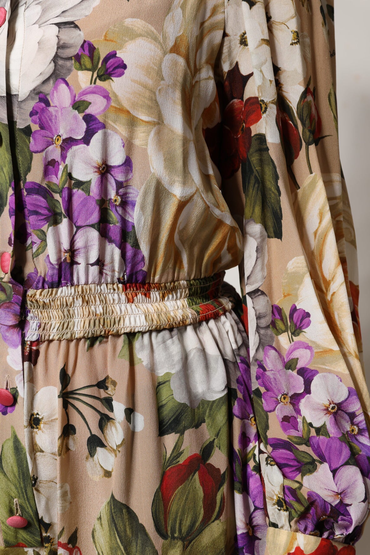 Dolce & Gabbana Multicolor Floral Wide Leg Jumpsuit Women's Dress