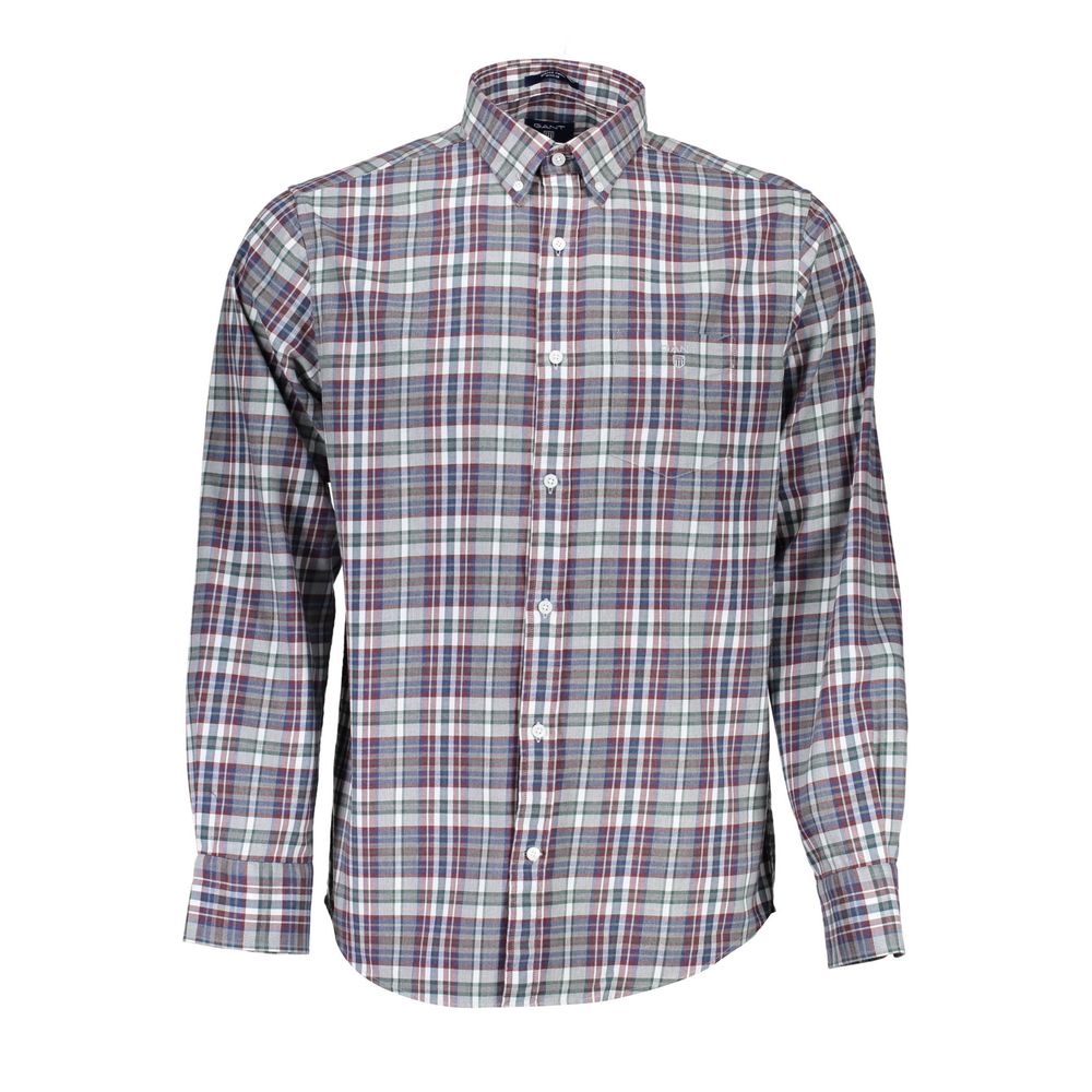 Gant Blue Cotton Men Men's Shirt
