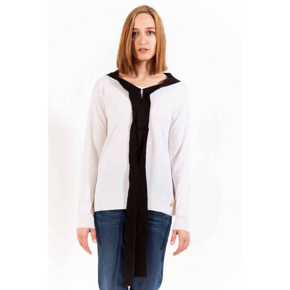 Love Moschino White Wool Women Women's Sweater