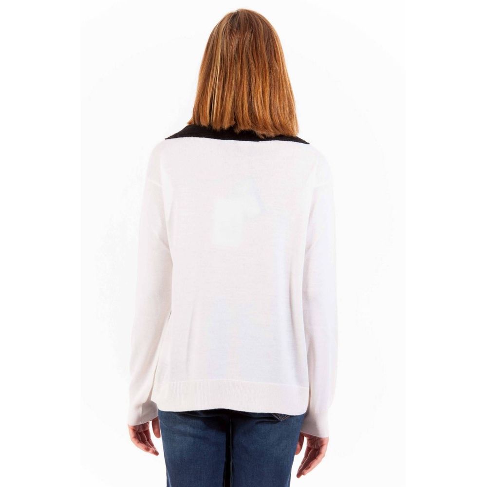 Love Moschino White Wool Women Women's Sweater