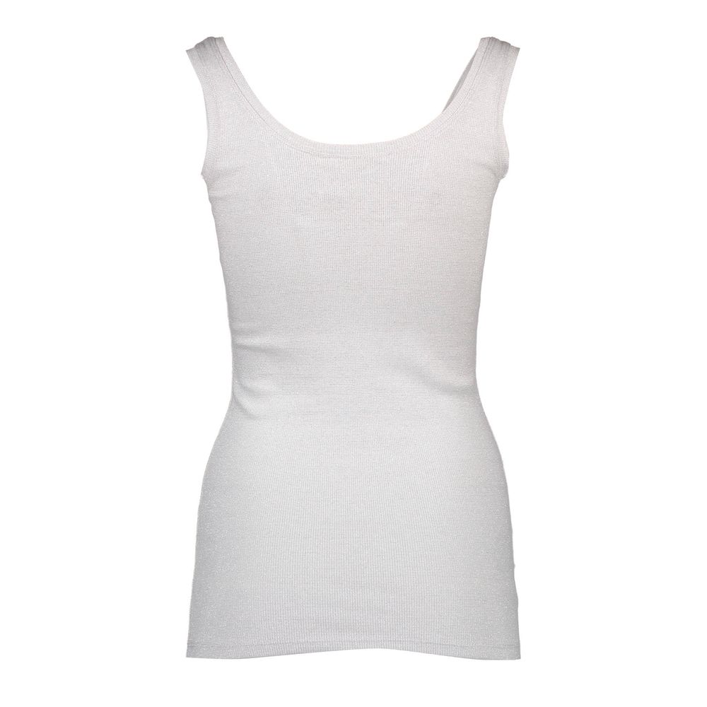 Silvian Heach White Cotton Women's Tank Women's Top