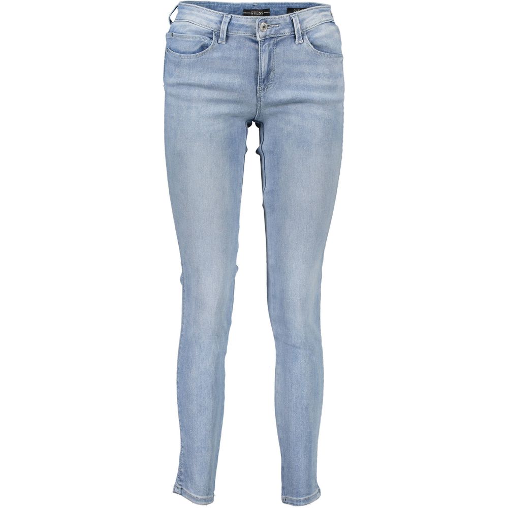Guess Jeans Azzurro Cotton Women Women's Jeans