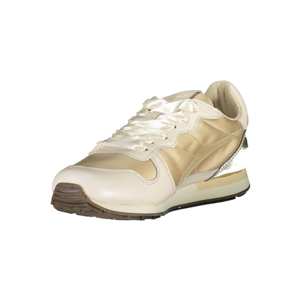Diadora Beige Leather Women Women's Sneaker