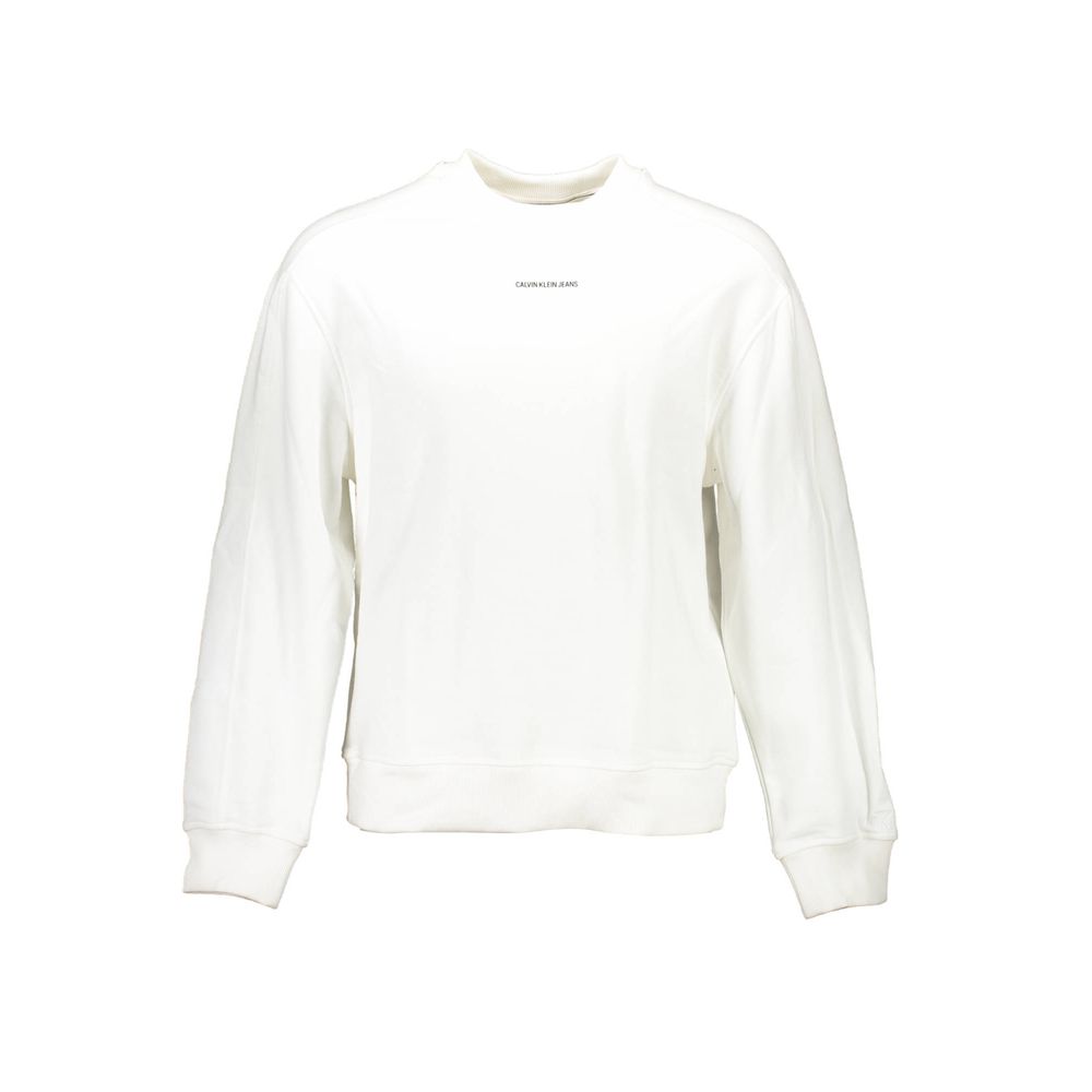 Calvin Klein White Cotton Men Men's Sweater