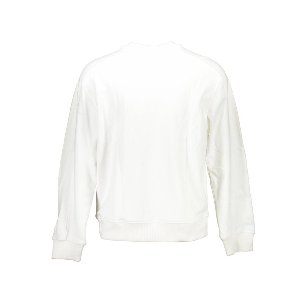 Calvin Klein White Cotton Men Men's Sweater