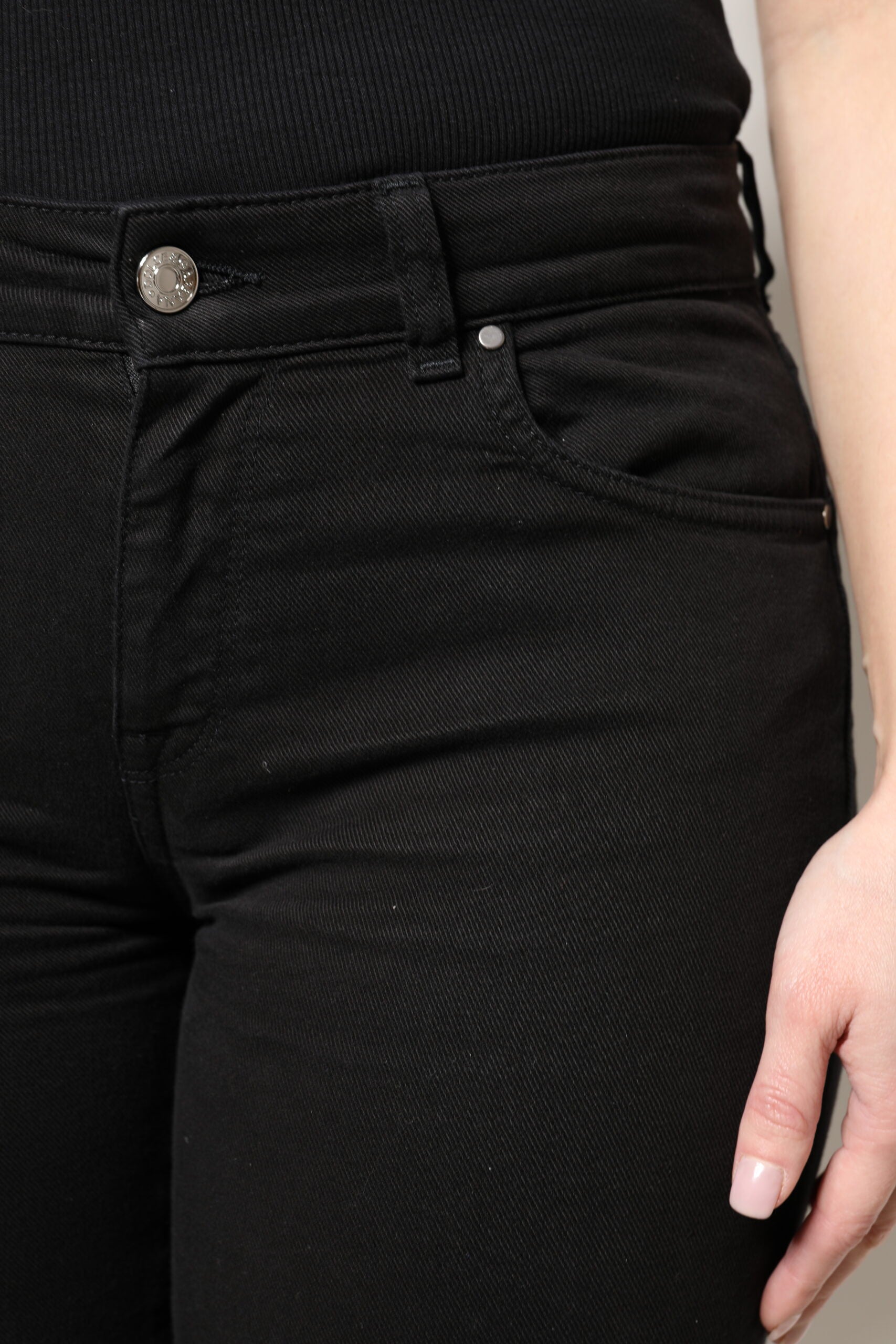 Dolce & Gabbana Black Cotton High Waist Skinny Denim Women's Jeans