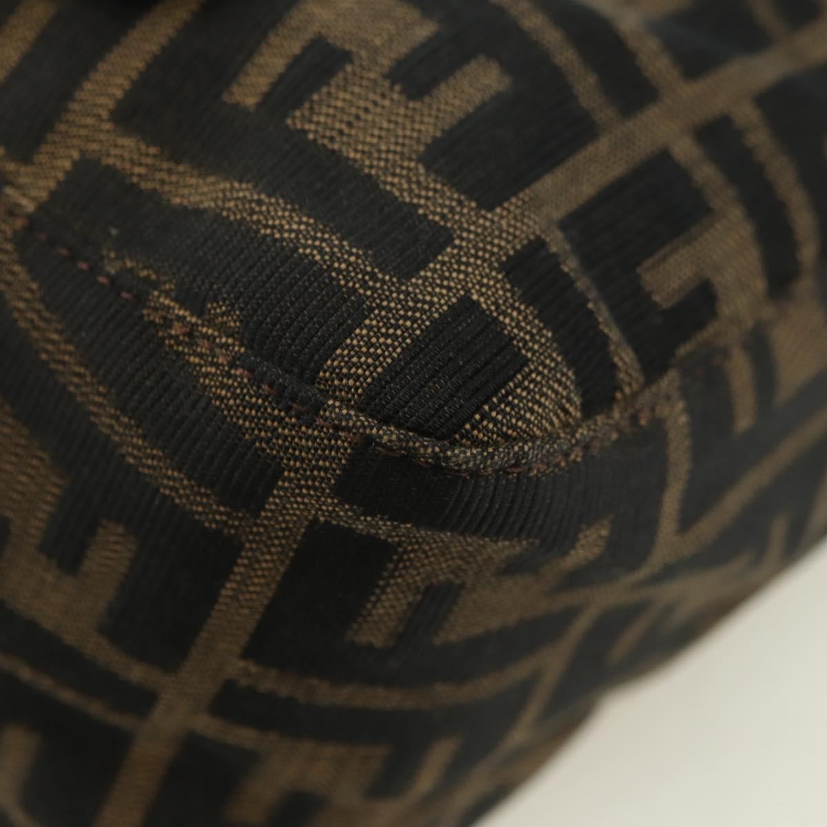Fendi Mama Forever Zucca Canvas Brown Canvas Handbag (Pre-Owned)