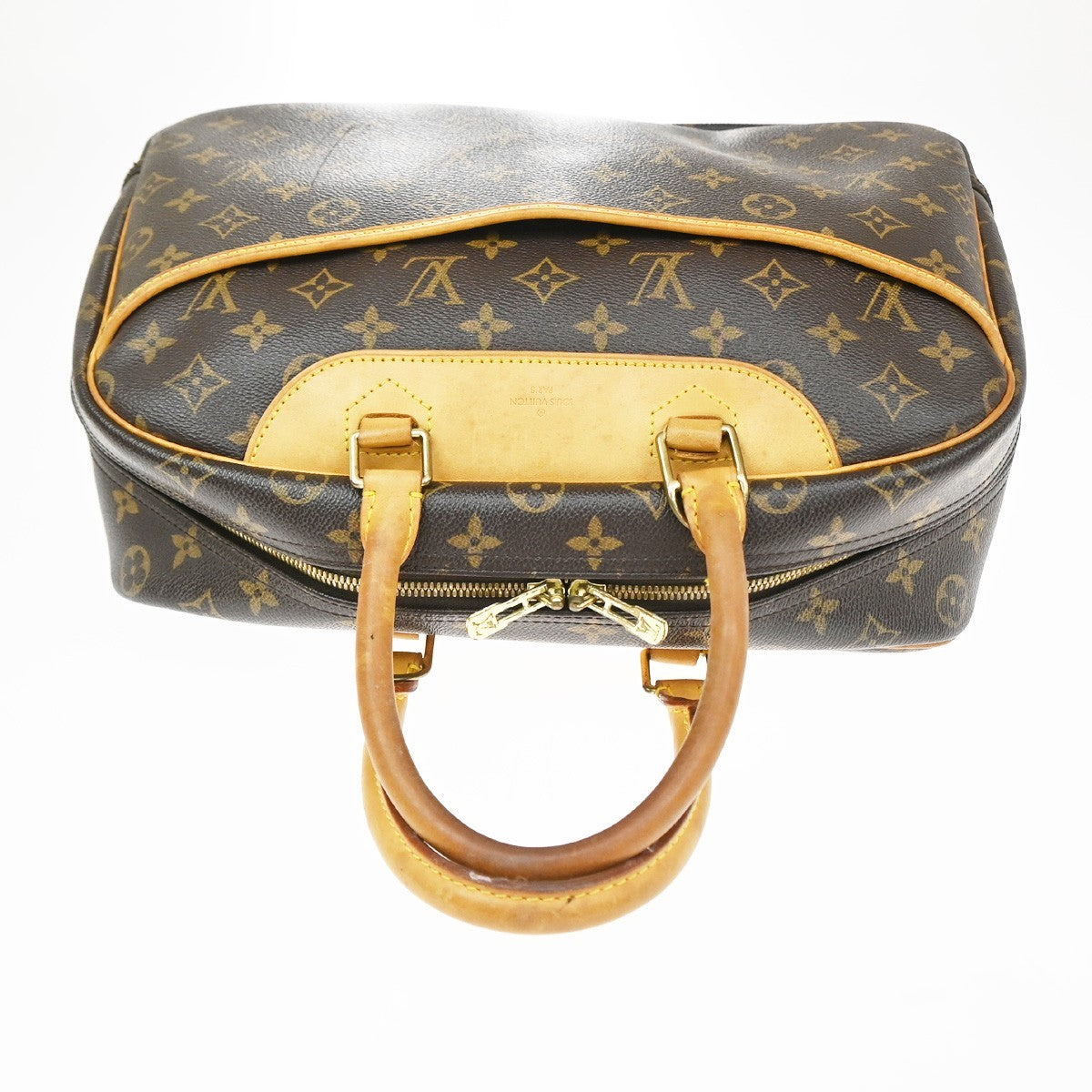Louis Vuitton Trouville Monogram Canvas Brown Canvas Handbag (Pre-Owned)