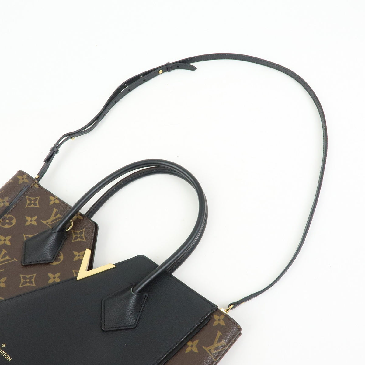 Louis Vuitton Kimono Monogram Canvas And Leather Brown Canvas Handbag (Pre-Owned)